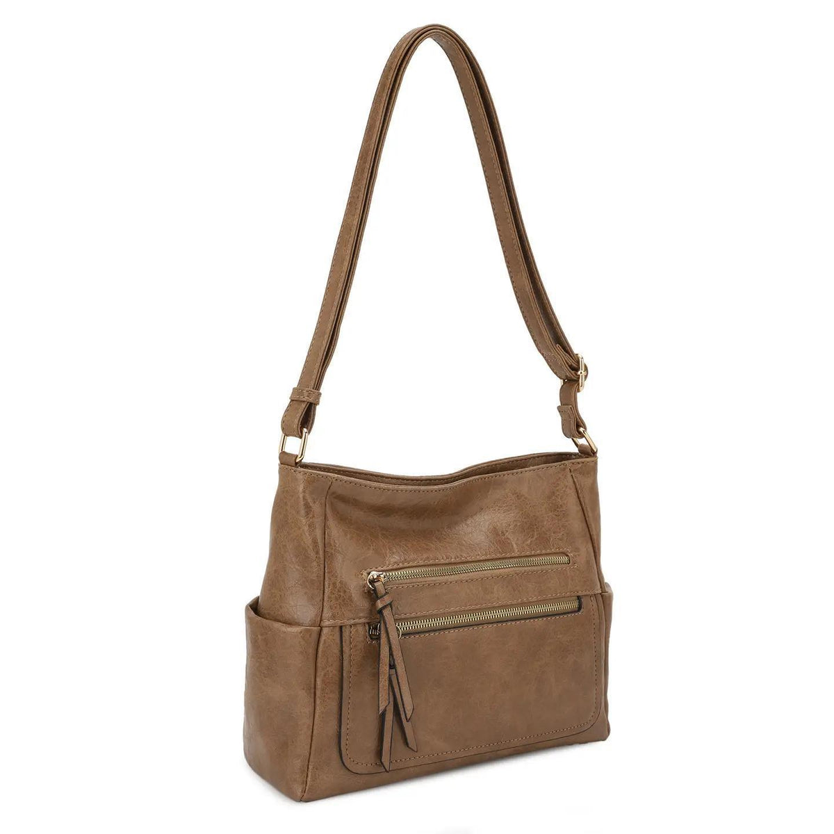 Harper Crossbody/Hobo Bag - Earth Taupe