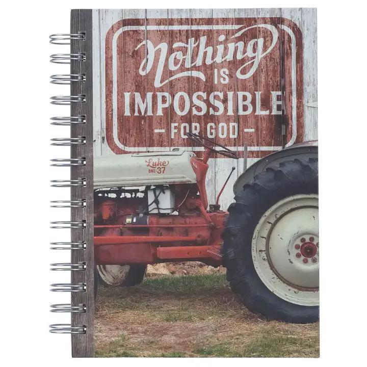 Nothing is Impossible Luke 1:37 Journal