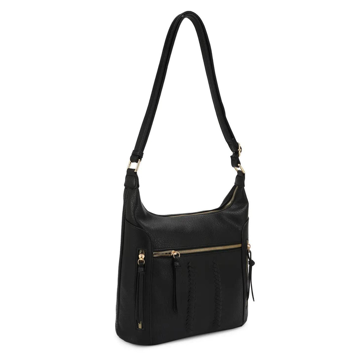 Olga Crossbody/Hobo Bag - Black