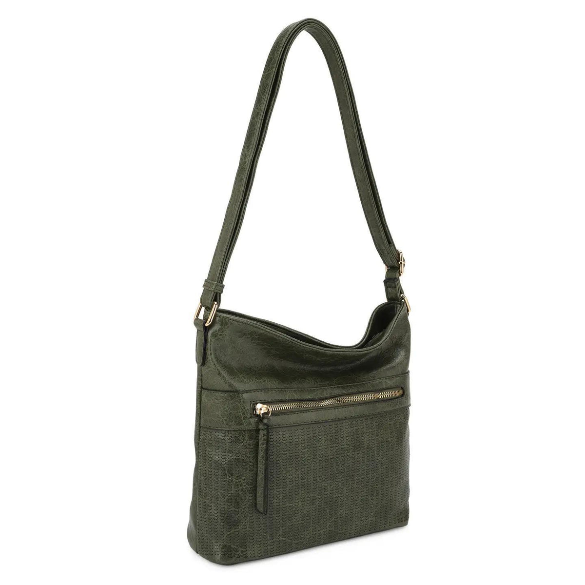 Alma Slouchy Crossbody - Olive