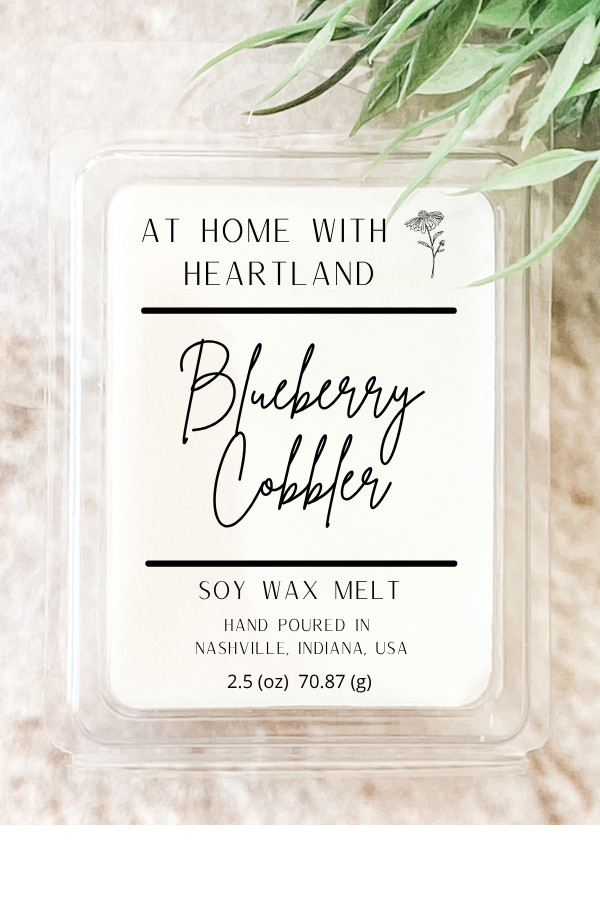 2.5oz Soy Wax Melts - Blueberry Cobbler