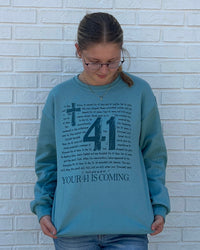 41 Teal Crewneck