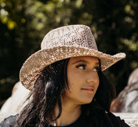 Horseshoe Lace Cowboy Hat