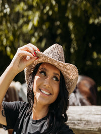 Horseshoe Lace Cowboy Hat
