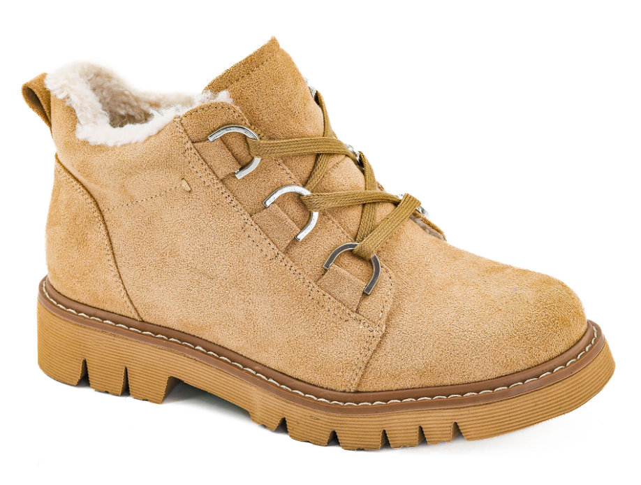 Corky's Campfire - Sand Faux Suede