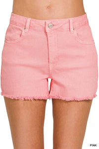 Frayed Hem Shorts