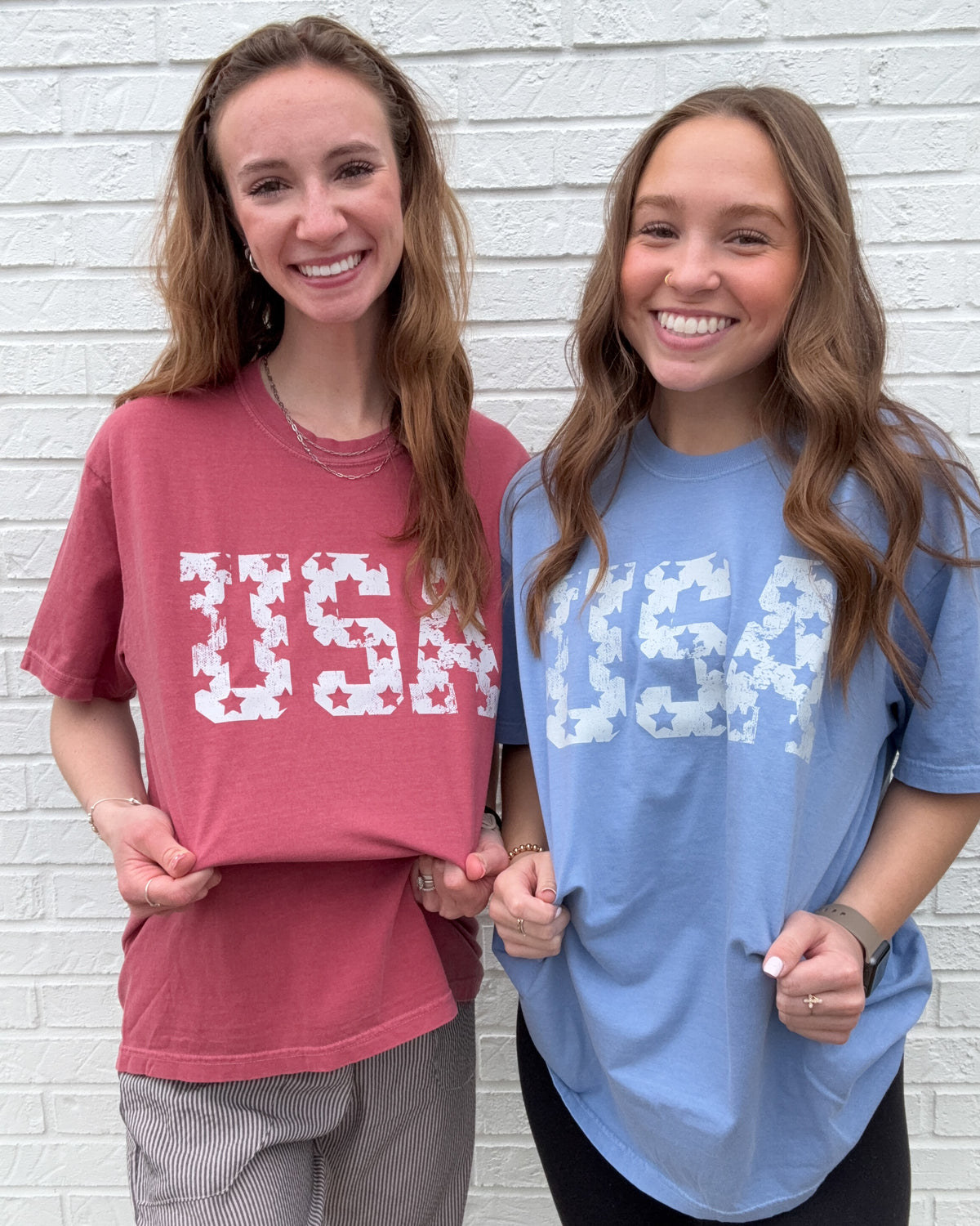 Blue USA Tee