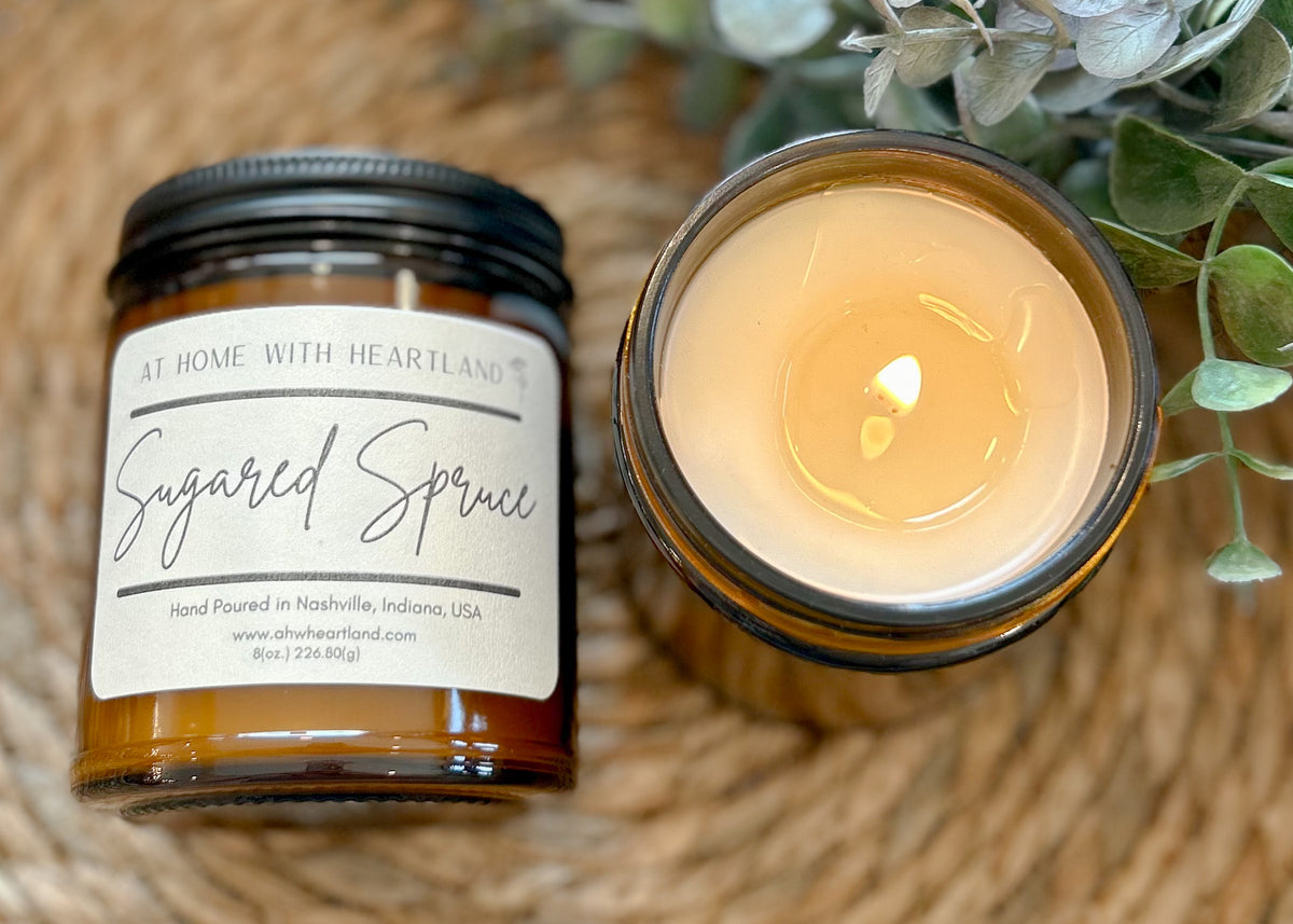 Sugared Spruce Candle