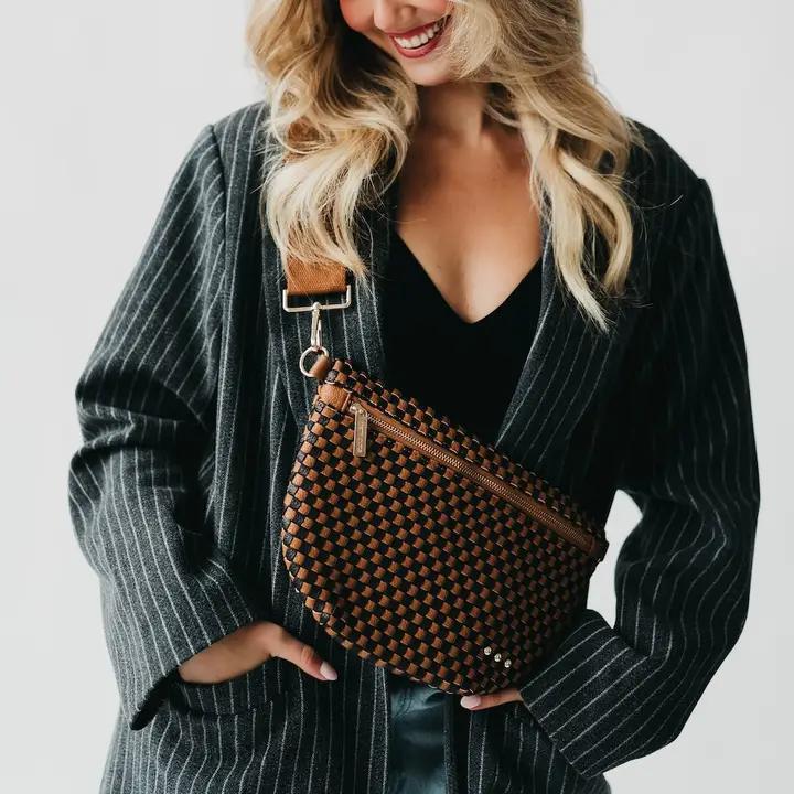Westlyn Bum Bag - Checkered Coffee
