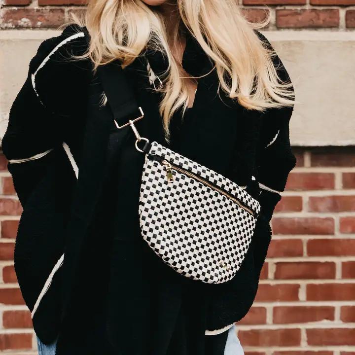 Westlyn Bum Bag - Checkered Black