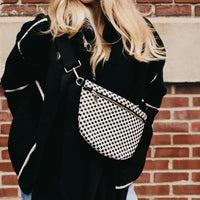 Westlyn Bum Bag - Checkered Black