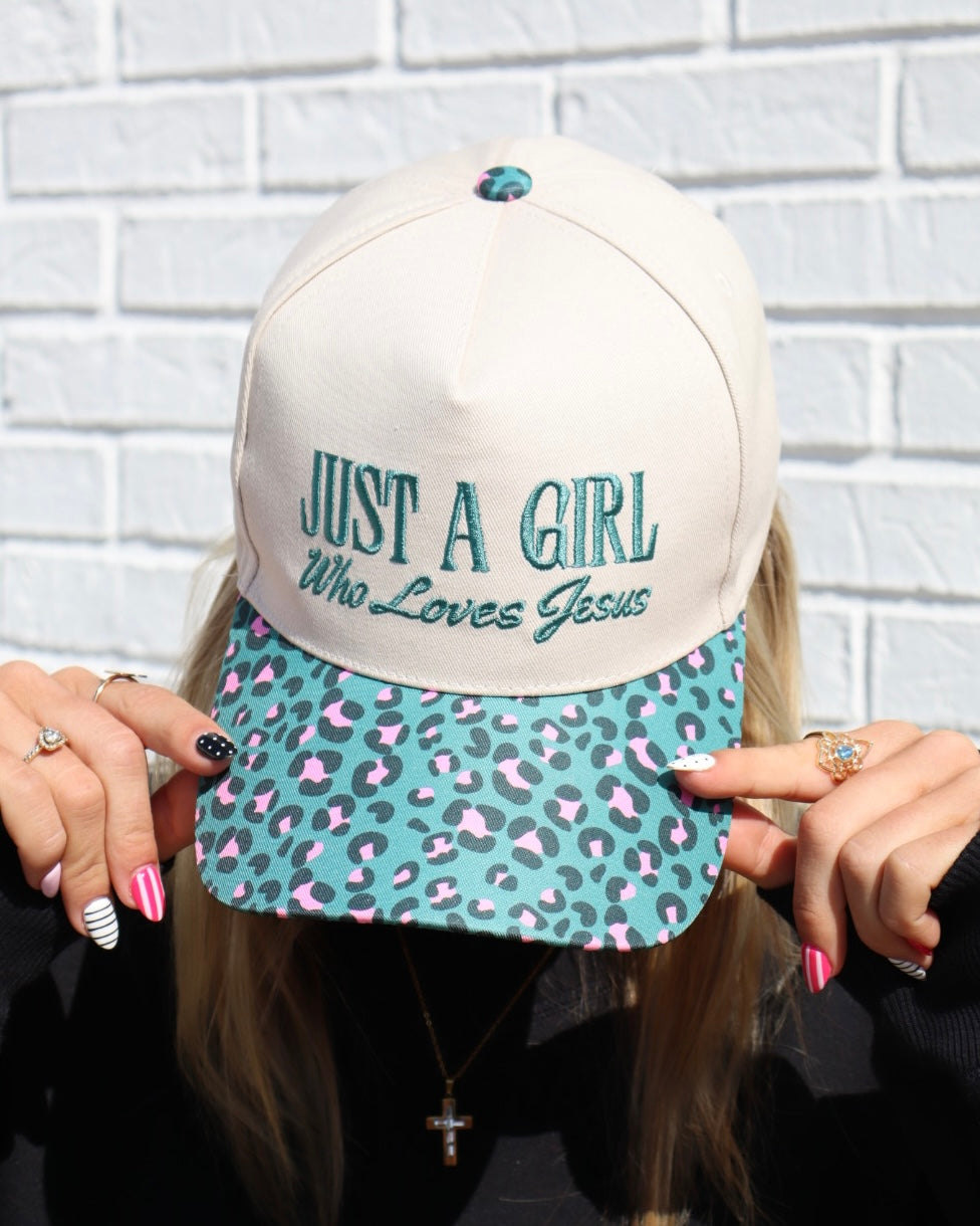 Just A Girl Who Loves Jesus Cap- Cougar