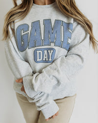 Blue Gingham - Game Day