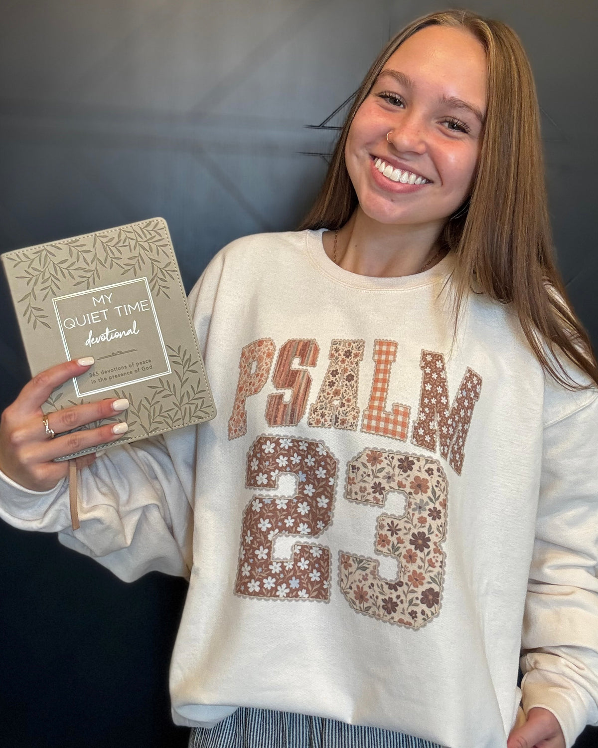 Psalm 23-Cream Crewneck