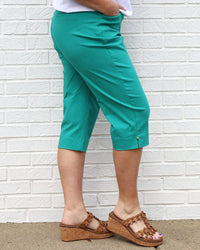 Everyday Only Pair Capri Pants- Emerald