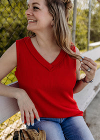 Casual V-Neck Tank