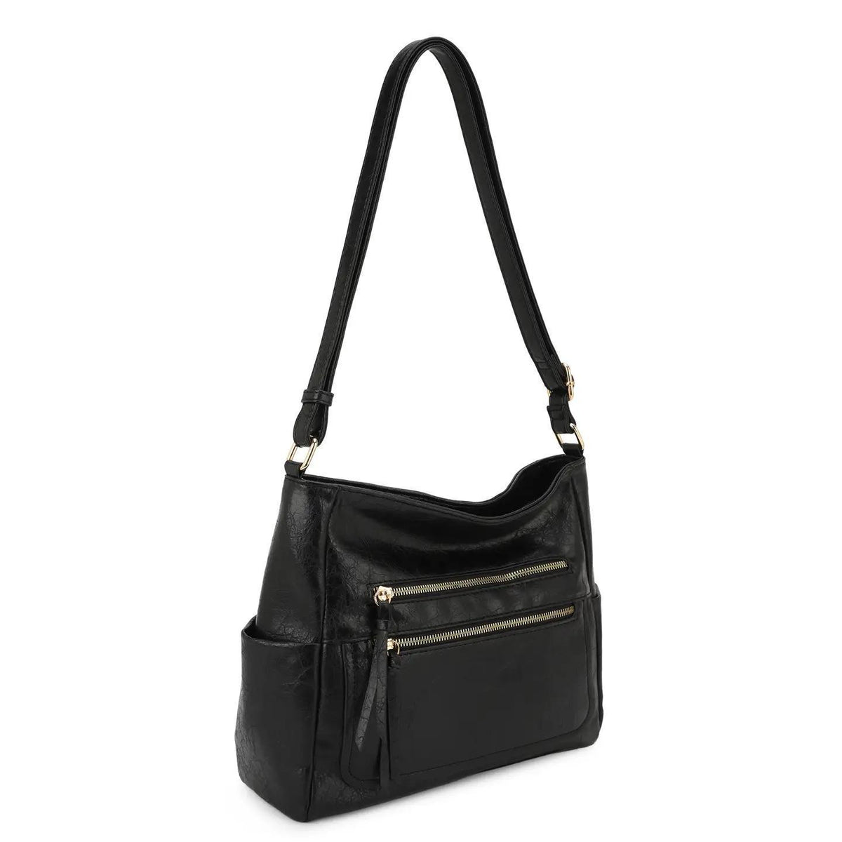Harper Crossbody/Hobo Bag - Black