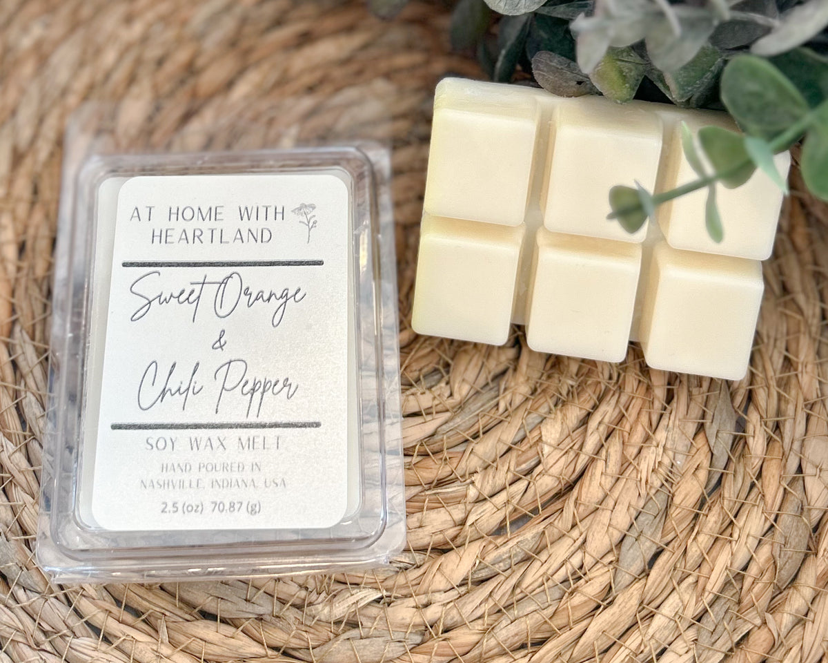 Sweet Orange + Chili Peppers Wax Melts