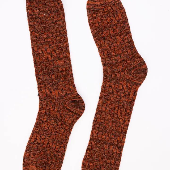 Ribbed Ruffle-Trim Socks