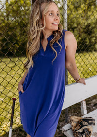 Elegant Solid Dress