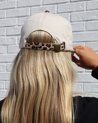 Jesus Two Tone Canvas Cotton Cap- Leopard