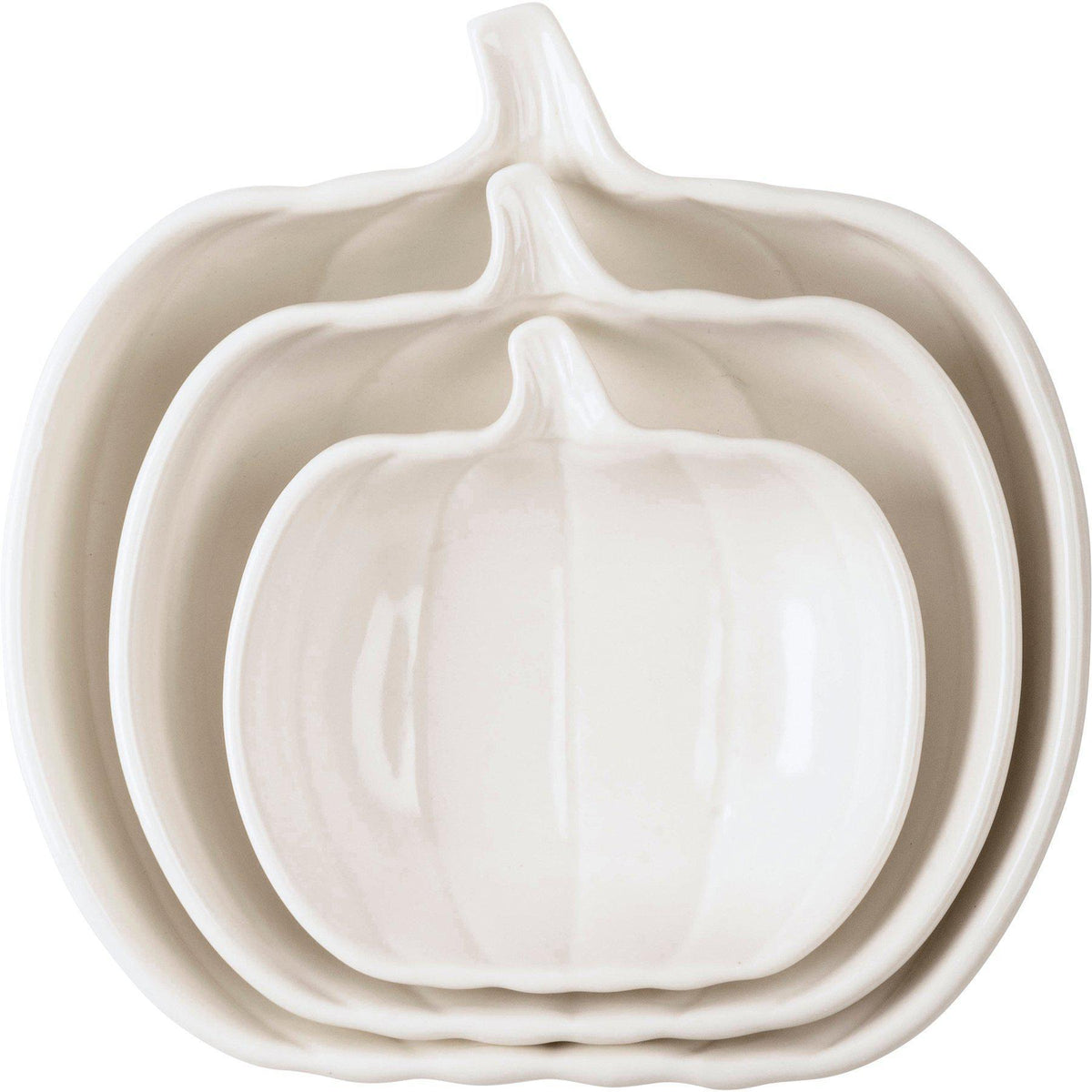 White Pumpkin Plates