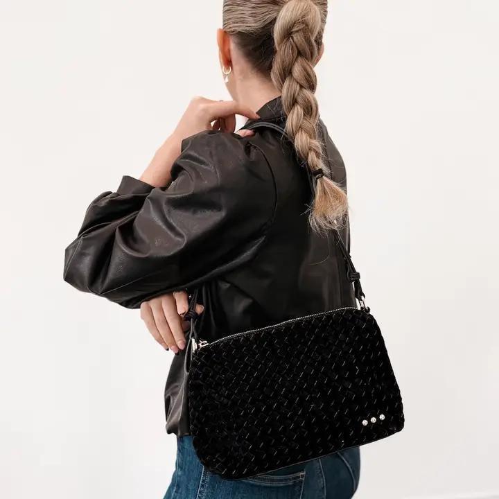 Harper Hobo Shoulder Bag - Black