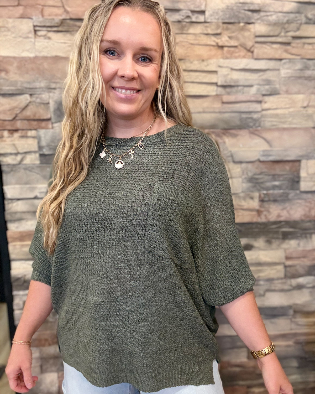 Winter Forest Ultra Soft Sweater With Front Pocket