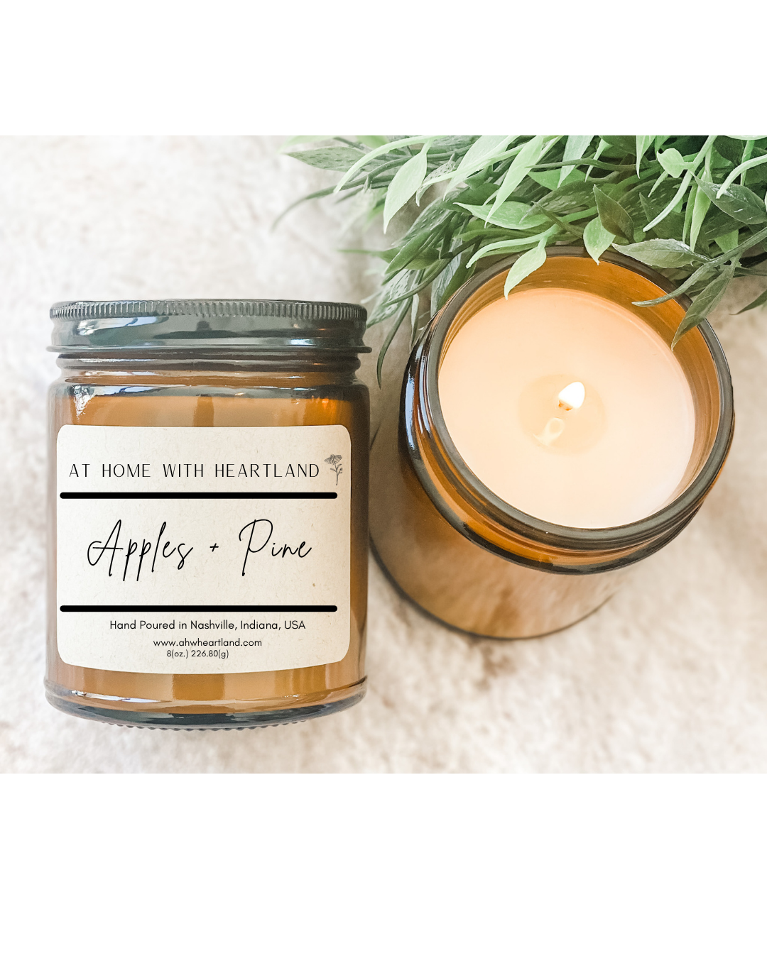 Soy Blend Candles - Apples & Pine
