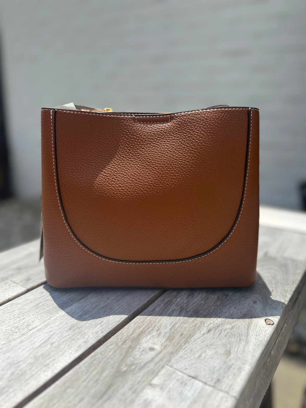 Corrina Bucket Bag-Two Tone