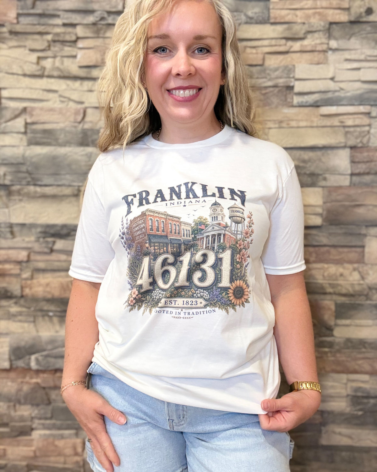 Franklin Zip Code Tee