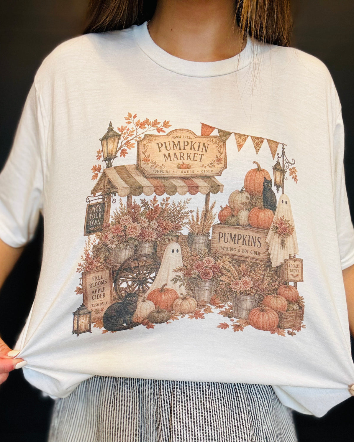Pumpkin Market-Natural Tee