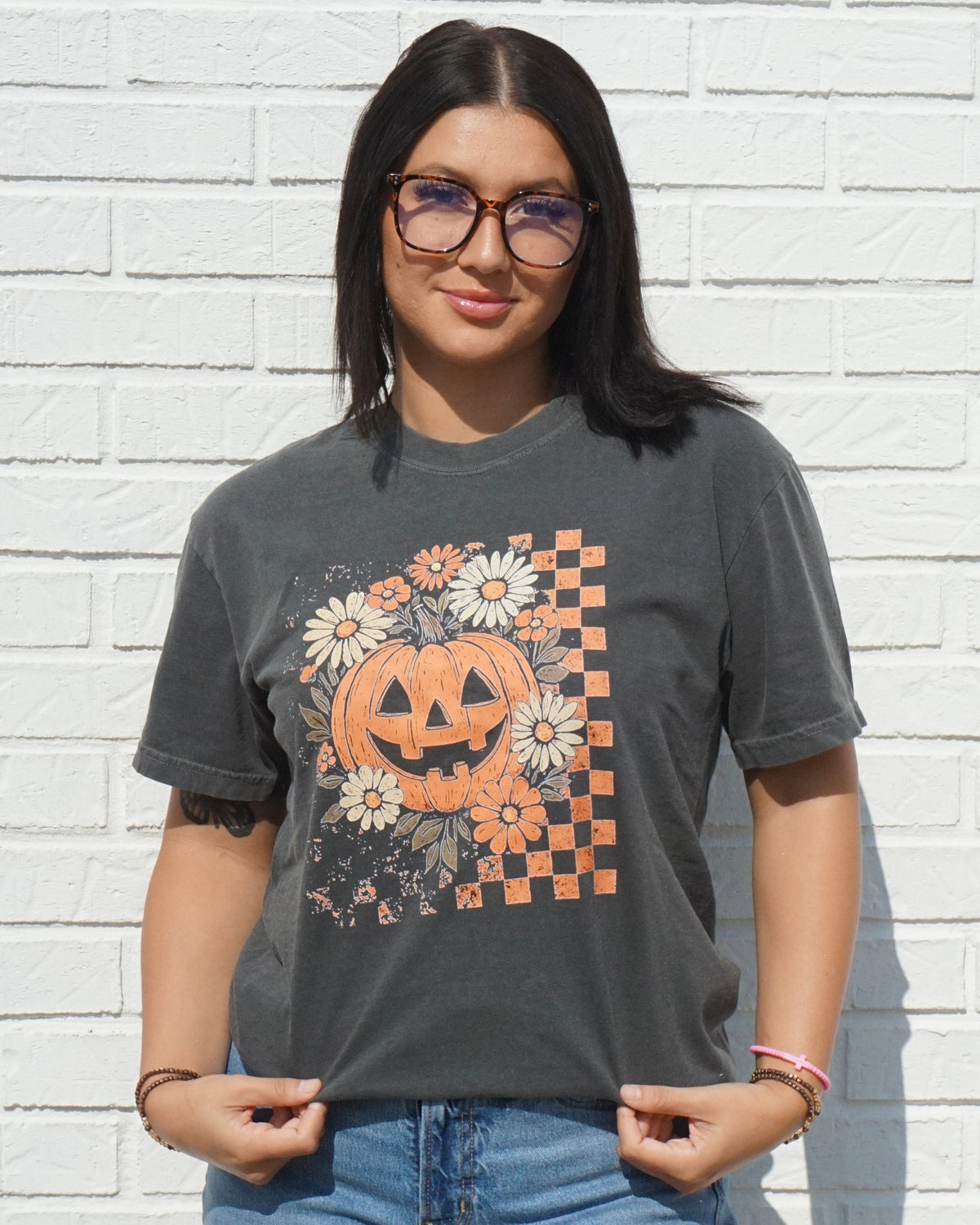 Retro Floral Pumpkin