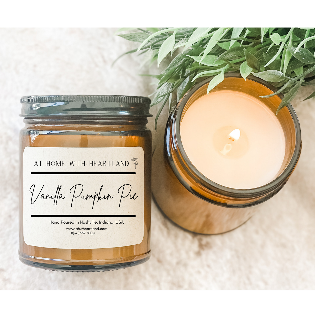 Soy Blend Candles - Vanilla Pumpkin Pie
