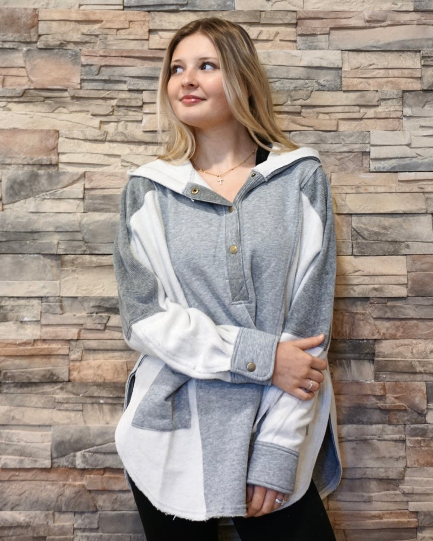 Dove Pullover - Heather Grey