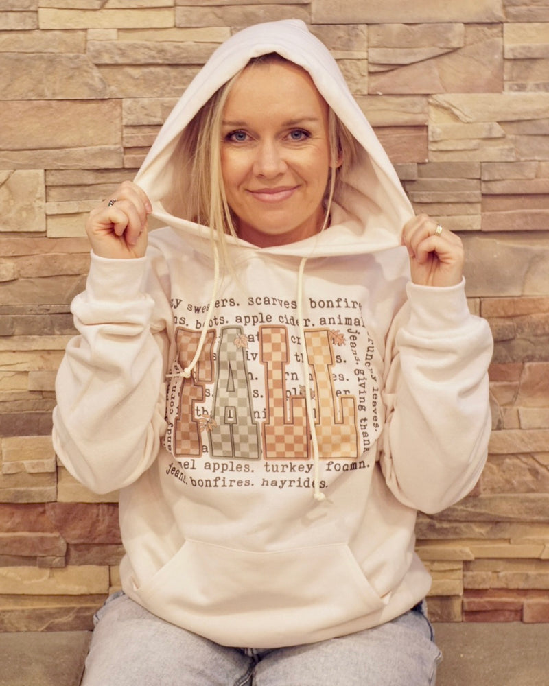 Checkered Fall Hoodie