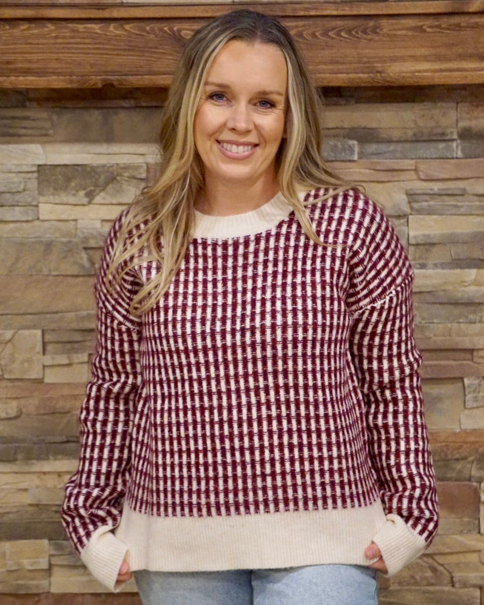 Michie Sweater - Berry