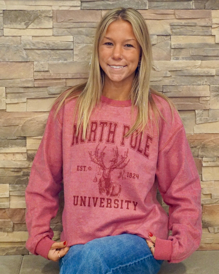 North Pole University Crewneck