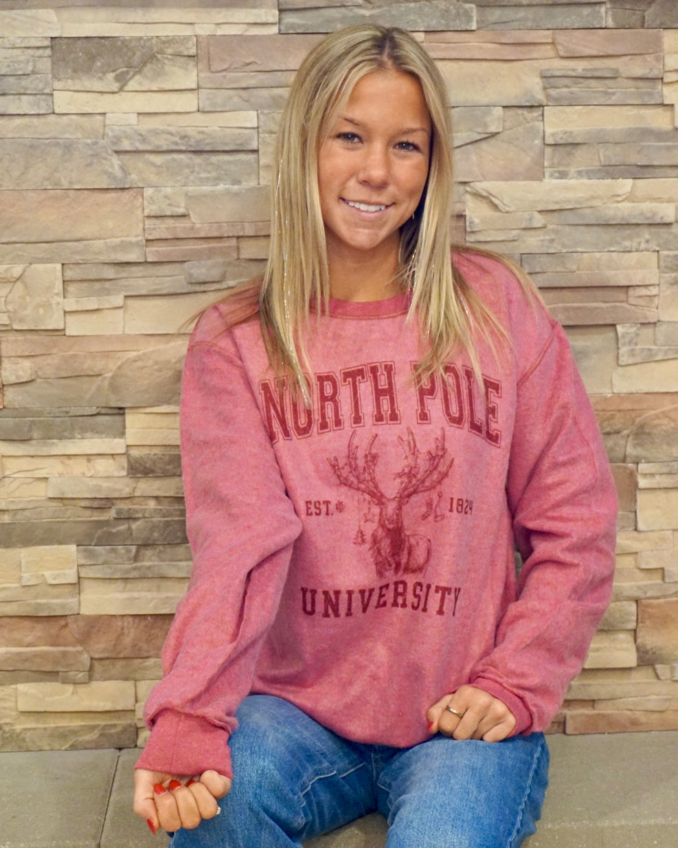 North Pole University Crewneck