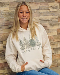Merry & Bright Lit Trees Hoodie