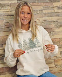 Merry & Bright Lit Trees Hoodie