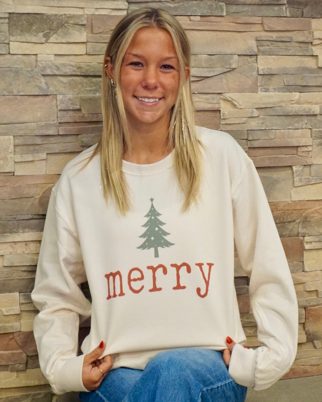 Merry Tree Crewneck