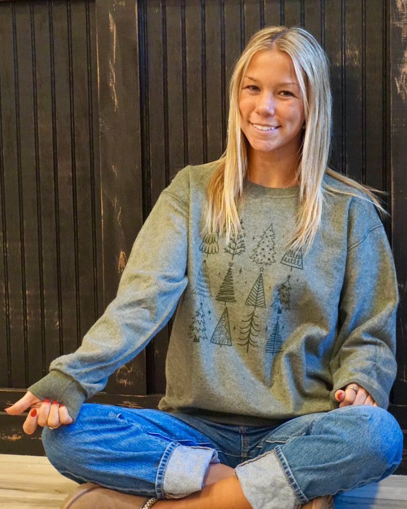 Christmas Trees Crewneck