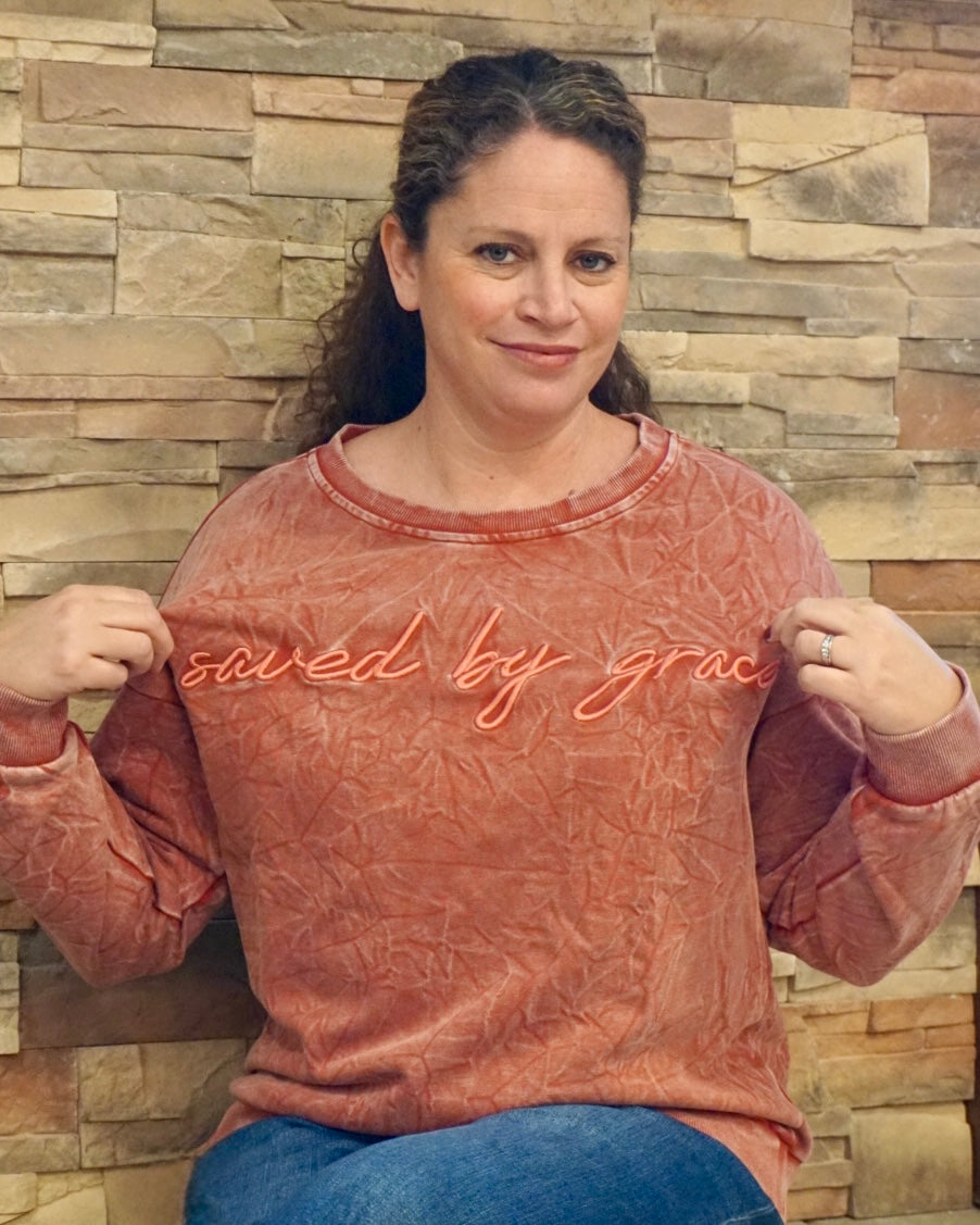 Saved By Grace Sweatshirt