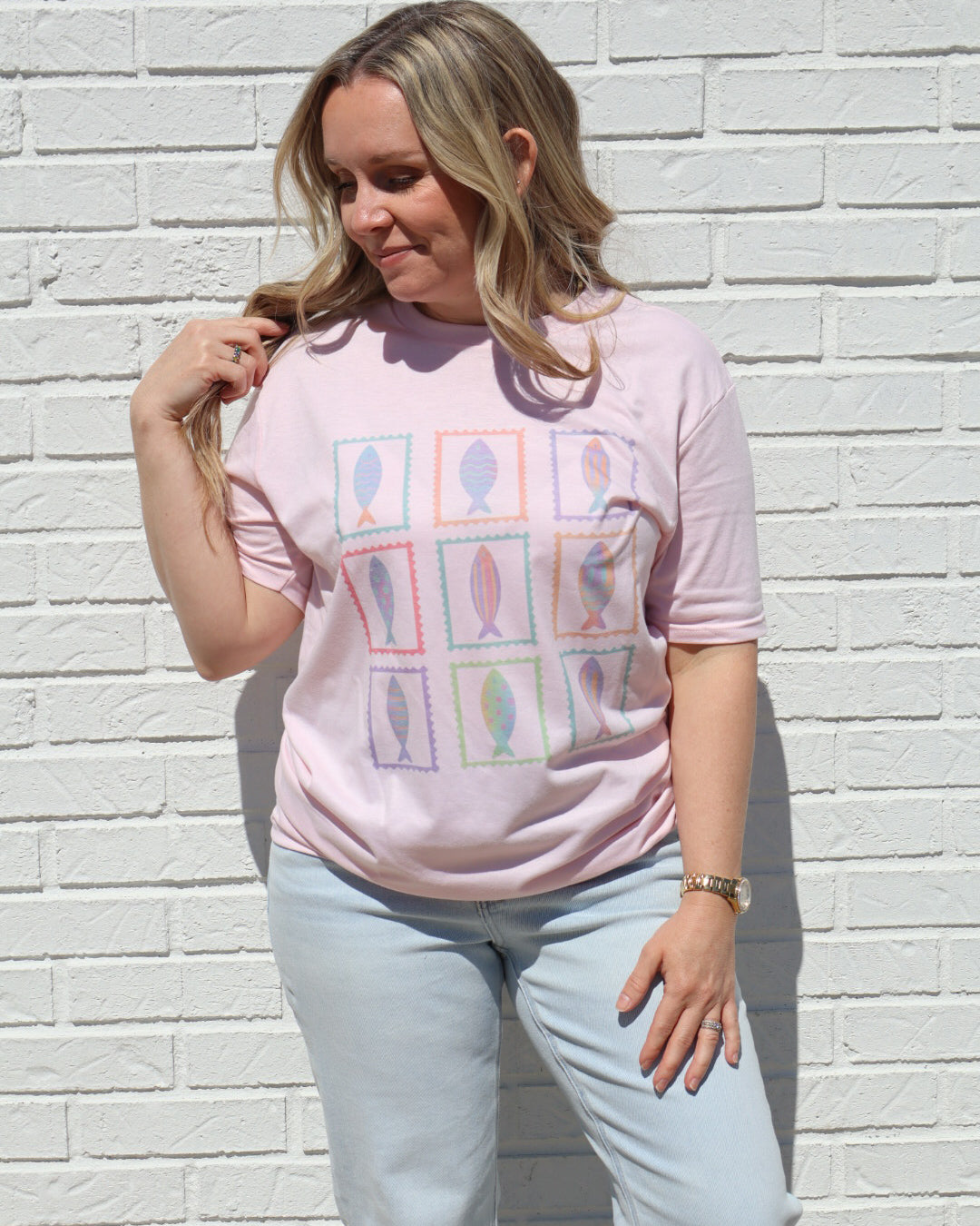 Pastel Fish Tee