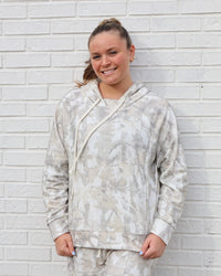 Printed French Terry Hoodie - Camo