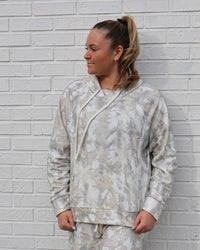 Printed French Terry Hoodie - Camo