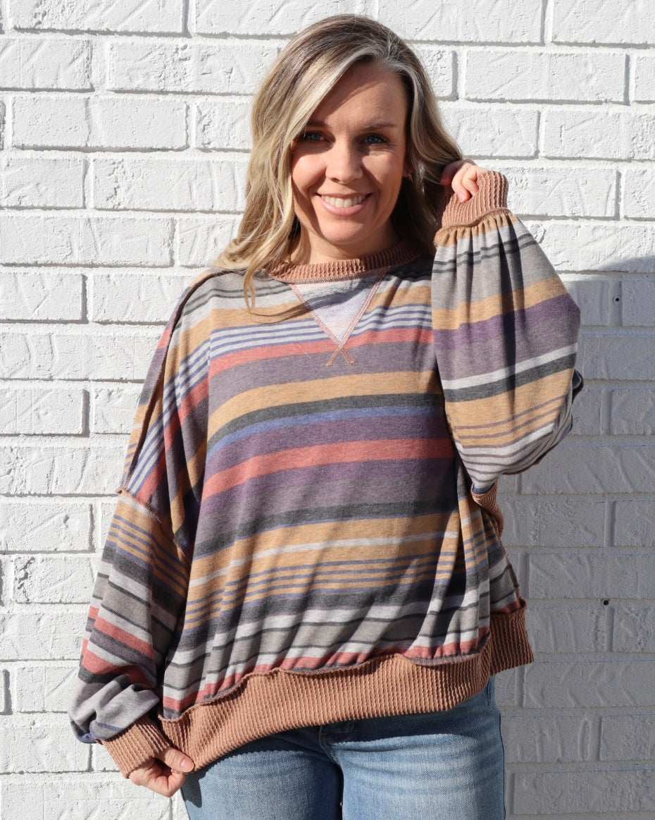 Crewneck Stripe Pullover