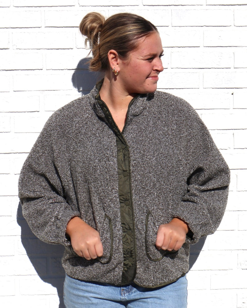 Contrast Fleece Jacket (Multiple Colors)