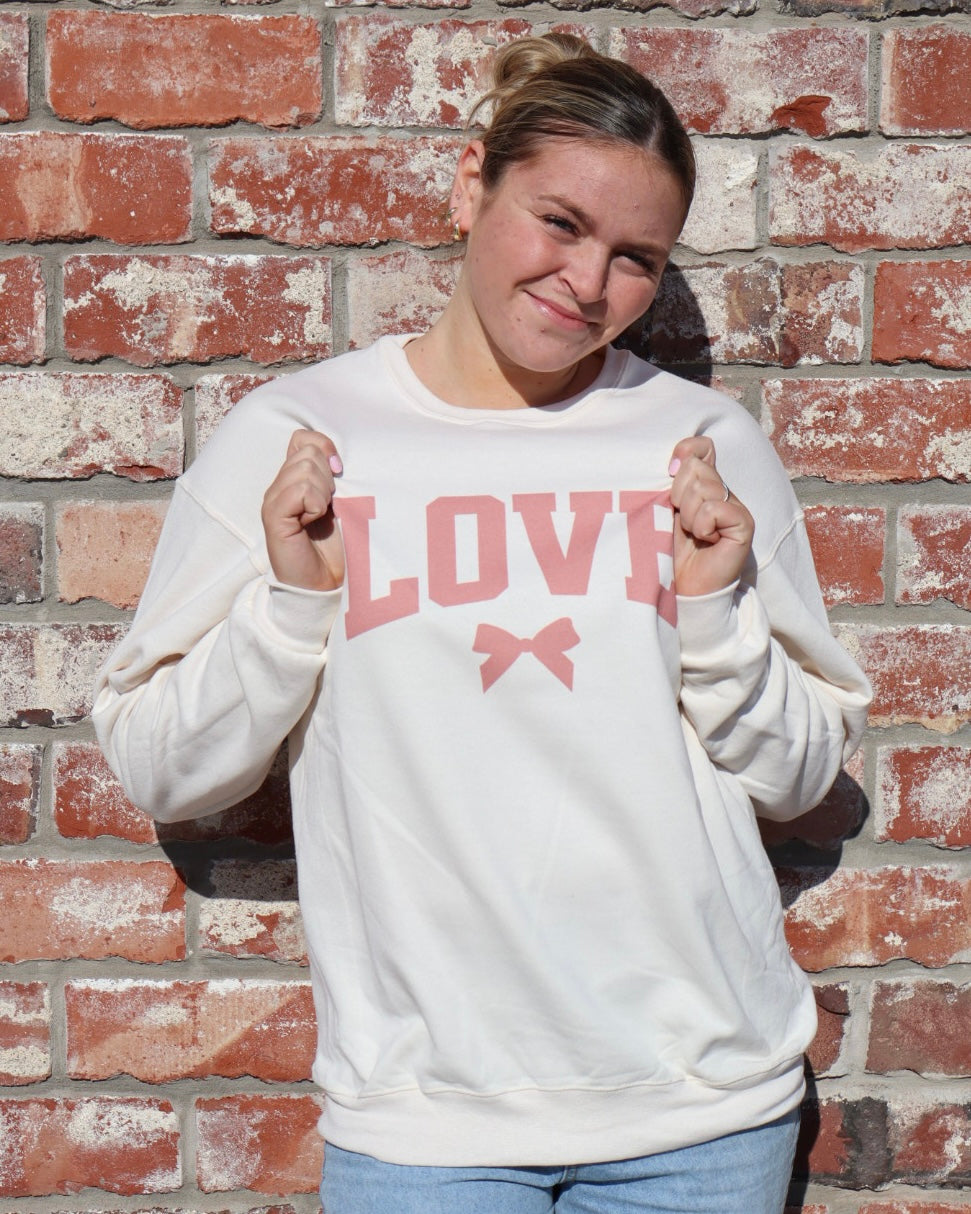 Love Bow Crewneck